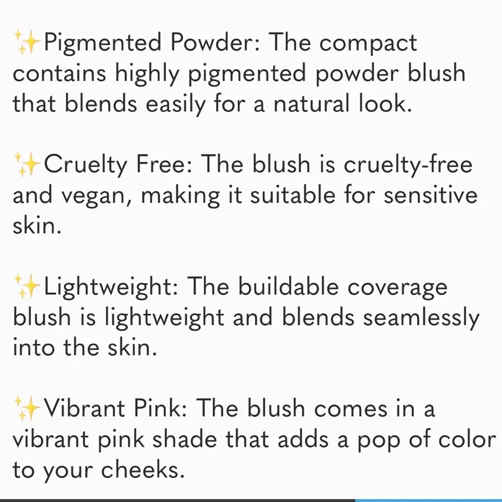 New W7 Candy Blush in Gossip - Tawny Pink, .21oz